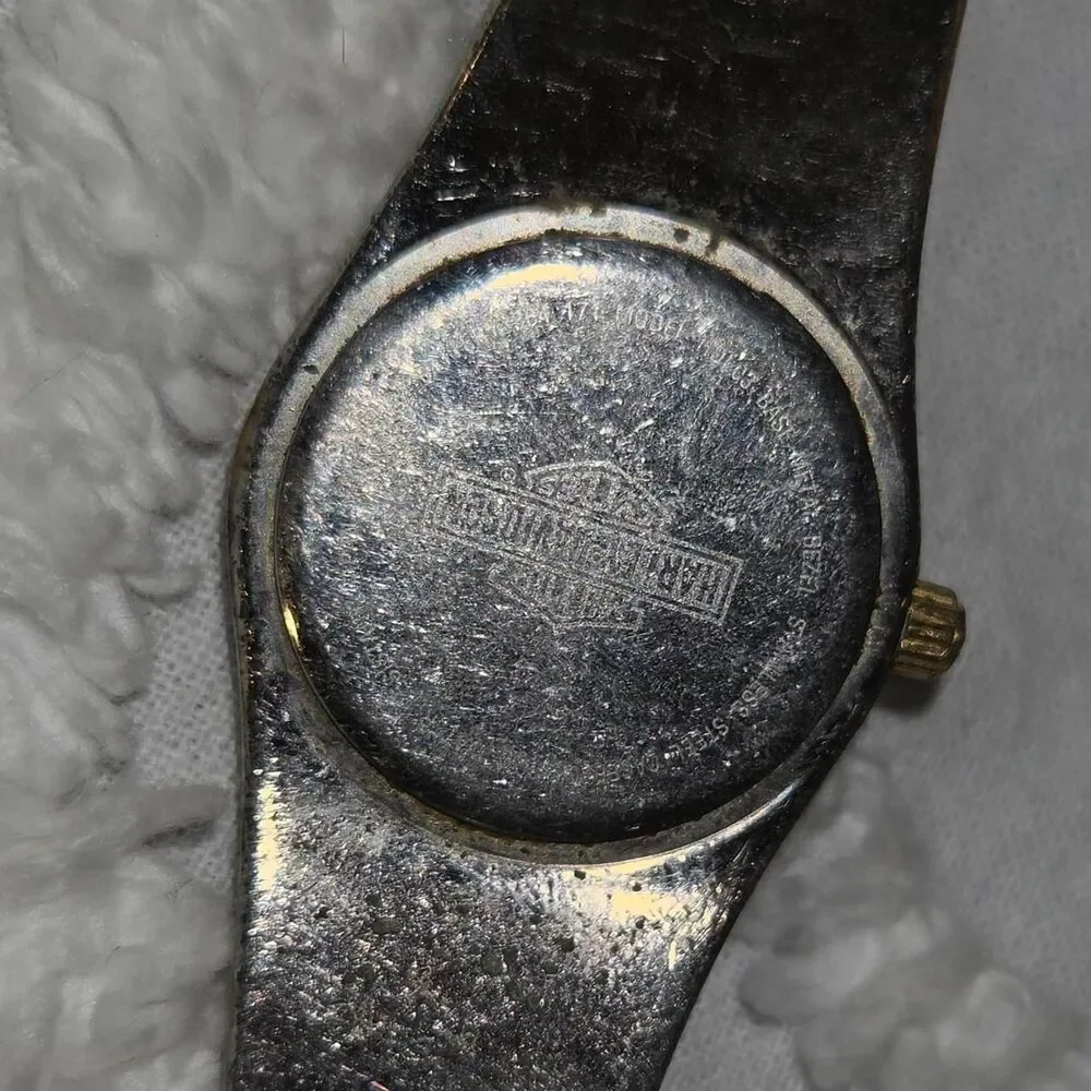 Vintage Harley Davidson Two-Tone  ladies Biker Watch pre-loved  untested  Y2K